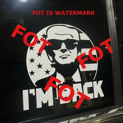 I’m Back Trump Decal