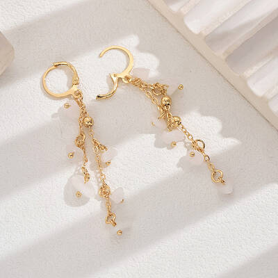 Elegant Copper Tassel Dangle Earrings for Women