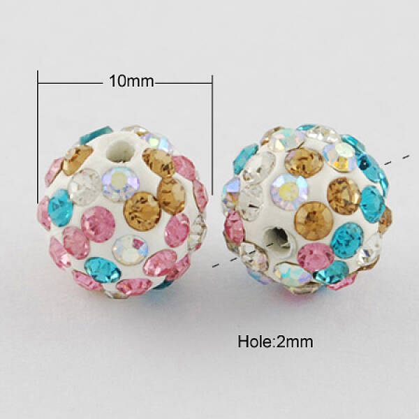 Pave Disco Ball Beads
