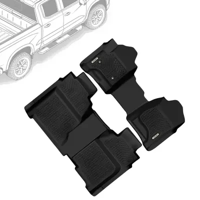 OEDRO Floor Mats for 2014-2018 Silverado/Sierra 1500, 2015-2019 2500HD/3500HD Crew Cab