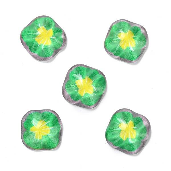 Oil Painting Style Resin Cabochons