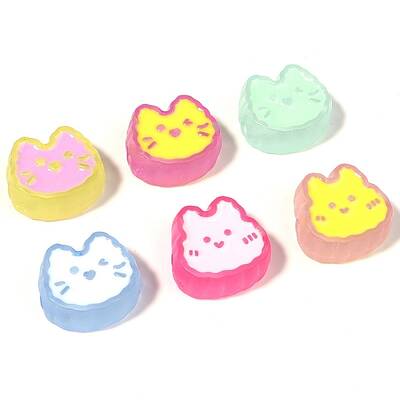 Random color Transparent Acrylic Beads