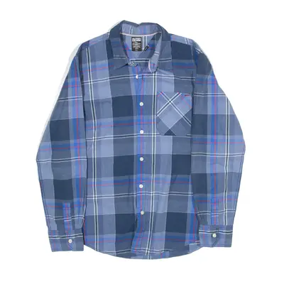 TOMMY HILFIGER Shirt Blue Check Long Sleeve Mens M