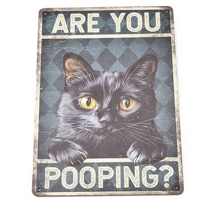 Vintage Metal Tin Sign