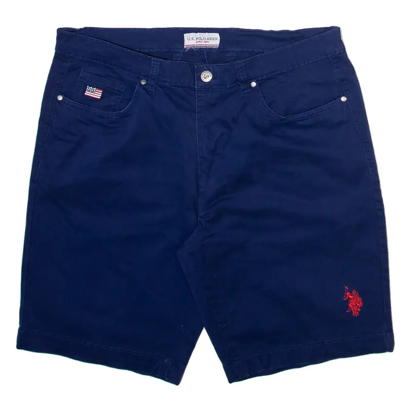 U.S. POLO ASSN Mens Casual Shorts Blue M W32