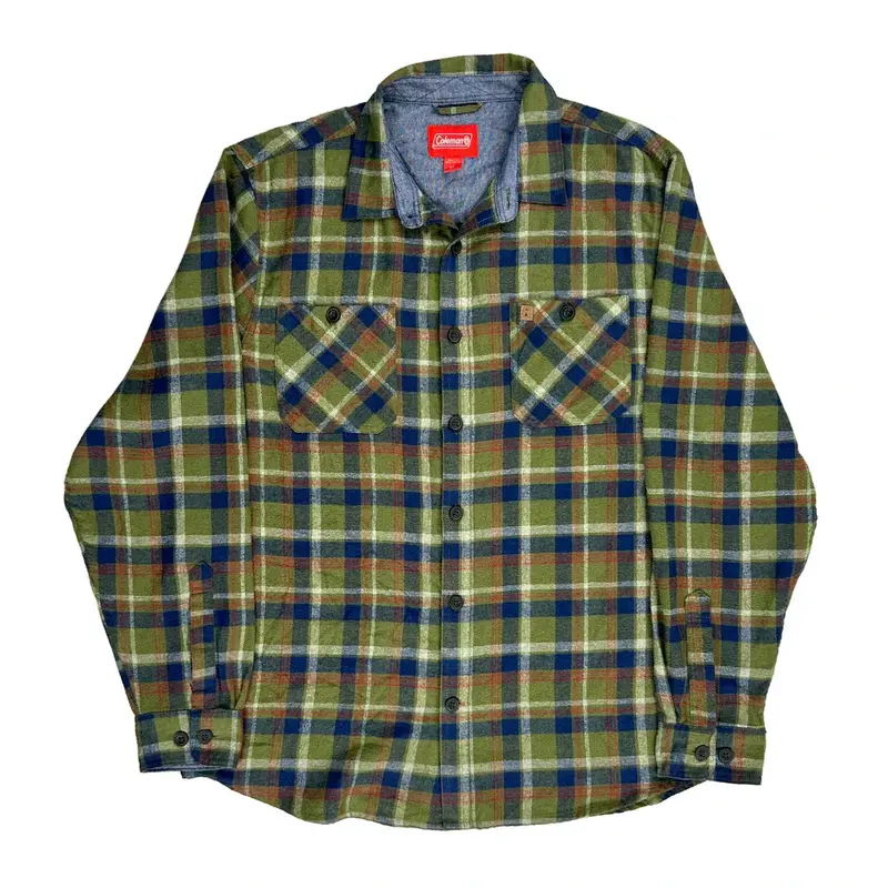 Coleman Checked Shirt - XL Multicoloured Cotton