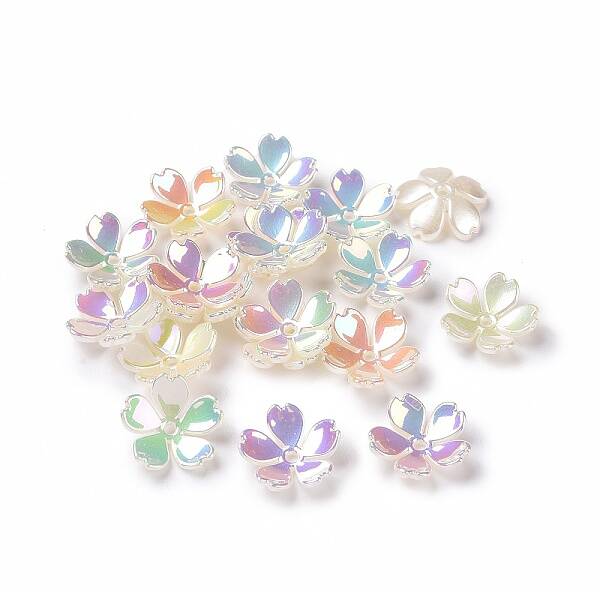 Opaque Acrylic Bead Caps