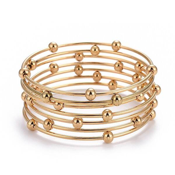 Fashion 304 Stainless Steel Bangle Sets