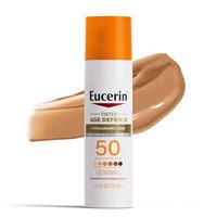 Eucerin Sun Tinted Age Defense SPF 50 Face Sunscreen Lotion, Hypoallergenic, Fragrance Free, 2.5 Fl Oz Bottle - Facial, Skinc...