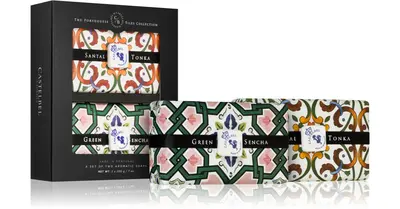 Castelbel Tile Santal Tonka + Green Sencha solid soap (gift pack) 2x200 g