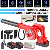 Milwaukee-Compatible Cordless Leaf Blower, Brushless 6-Speed Motor to 180MPH, 2-in-1 Blower & Vacuum, Ideal Gift