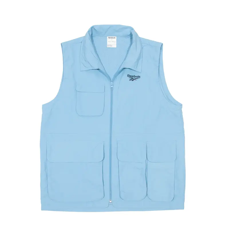 REEBOK GIGI HADID Mesh Lined Gilet Blue Womens XS