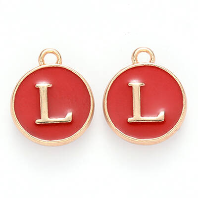 Golden Plated Alloy Enamel Charms