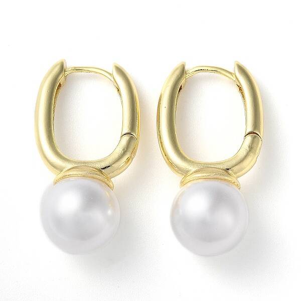 Rack Plating Brass Hoop Earrings