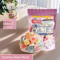 #dealsforyoudays Coconut fragrance vintage Wax Bottle Candy Drinks Filled with Flavored Syrups (Strawberry, Orange, Lemon, Bl...