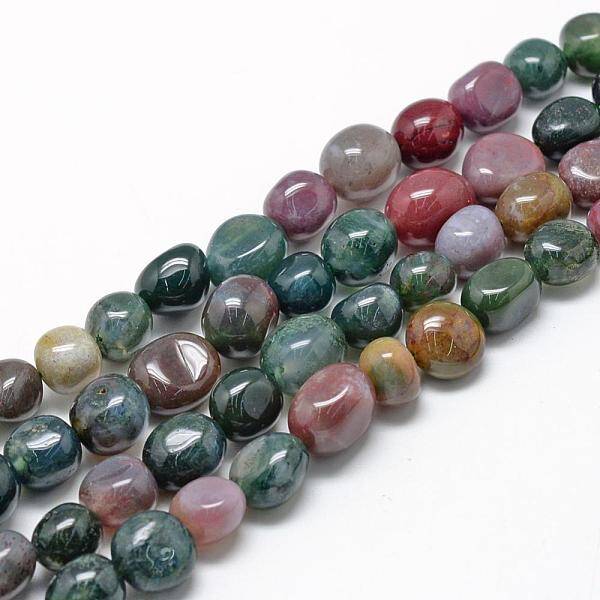 Natural Indian Agate Beads Strands