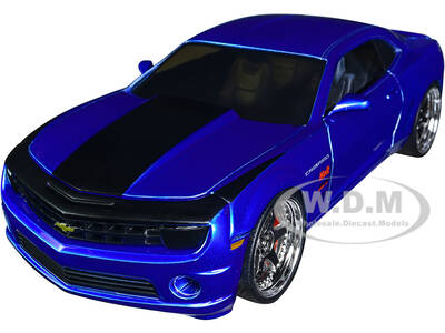 2010 Chevrolet Camaro Candy Blue with Black Hood \