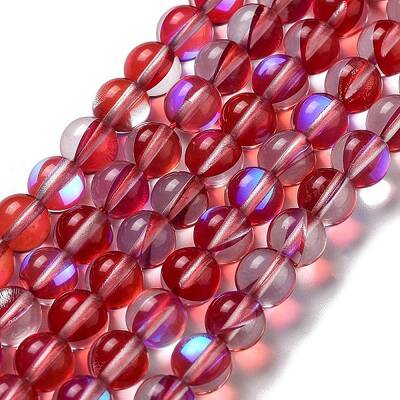 Synthetic Moonstone Beads Strands