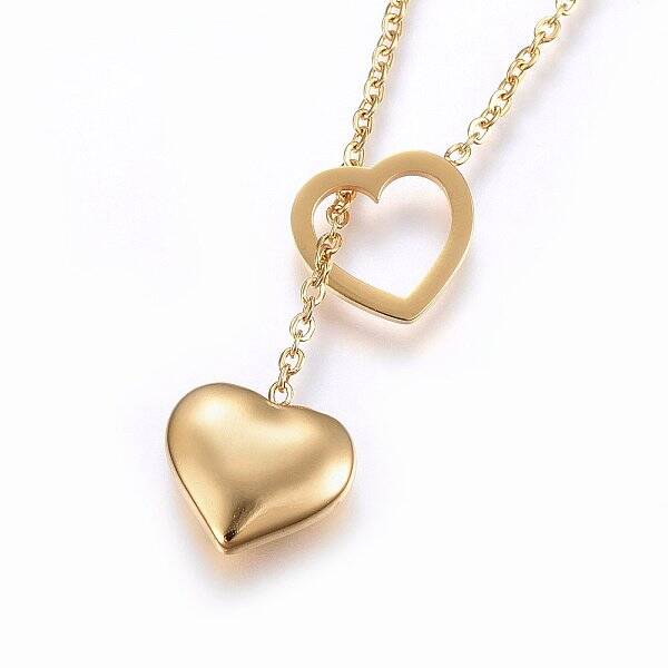 304 Stainless Steel Lariat Necklaces