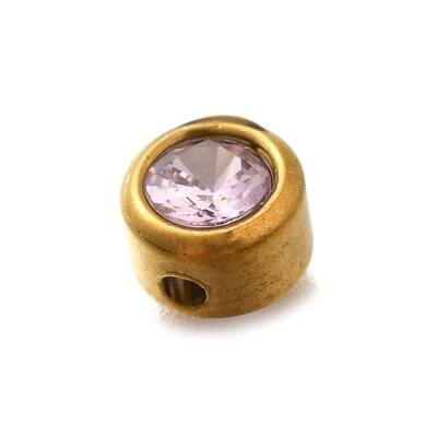 304 Stainless Steel Rhinestone Beads