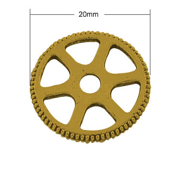 Tibetan Style Alloy Steampunk Pendants