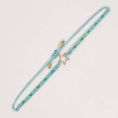 Ethnic Miyuki Beaded Braided Couple Bracelets