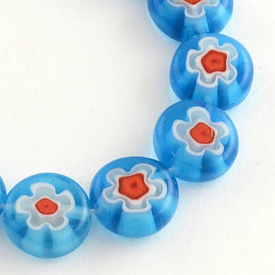 Handmade Millefiori Glass Bead Strands