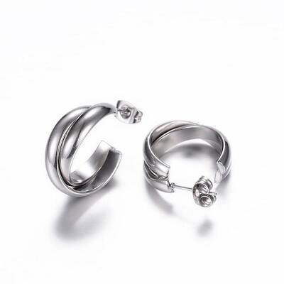 Tarnish Resistant 304 Stainless Steel Stud Earrings