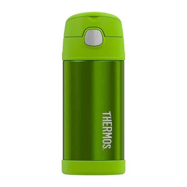 Thermos FUNtainer Baby thermos with straw - lime 355 ml