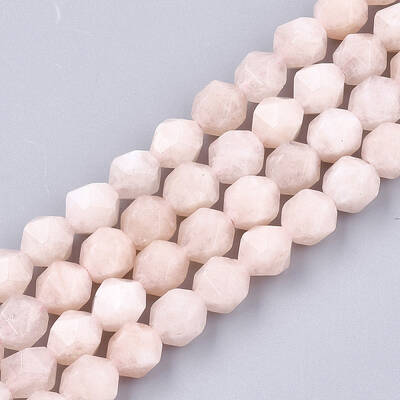 Natural Pink Morganite Beads Strands