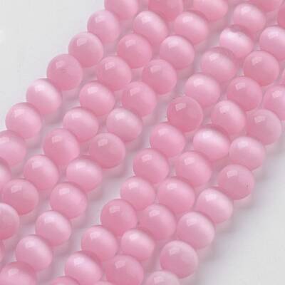Cat Eye Round Beads Strands