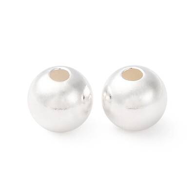 Fine Silver Round Beads