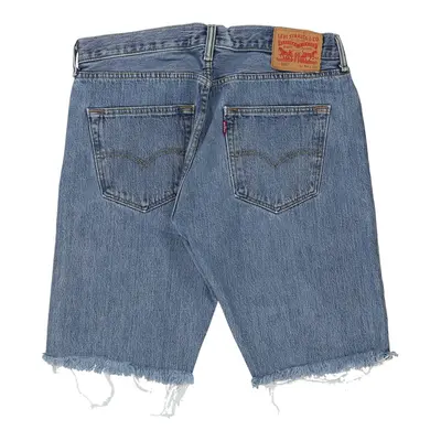 501 Levis Denim Shorts - 32W 10L Blue Cotton
