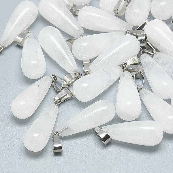 Natural Quartz Crystal Pendants