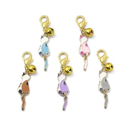Cat Alloy Enamel Pendant Decoration