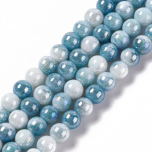 Electroplated Glass Beads Strands