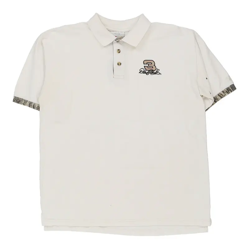 Chase Authentics Polo Shirt - XL White Cotton