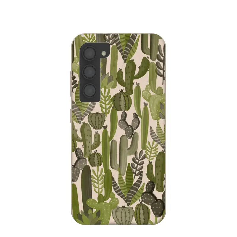 Seashell Succulent Cacti Samsung Galaxy S23 Case
