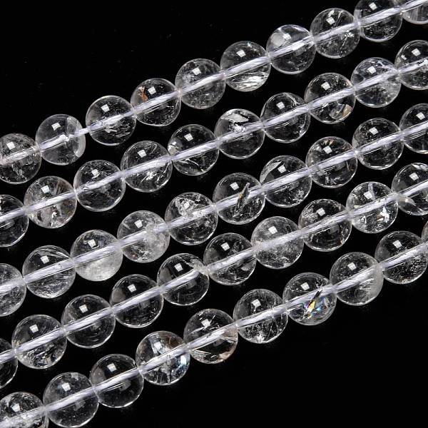 Natural Quartz Crystal Beads Strands