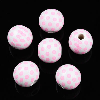 Easter Theme Printed Wood Beads