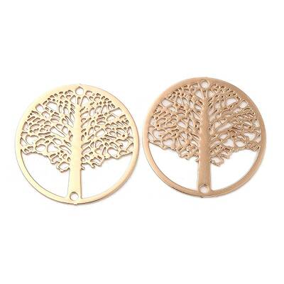 Rack Plating Brass Connector Charms