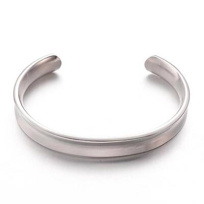 Tarnish Resistant 304 Stainless Steel Cuff Bangles