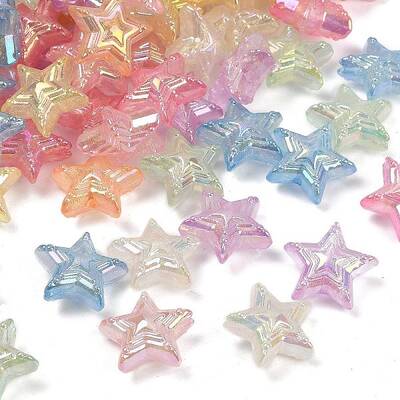 UV Plating Transparent Acrylic Beads