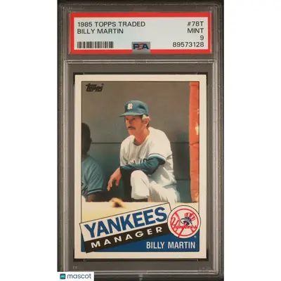 Billy Martin PSA 1985 Topps Traded #78T 9 89573128