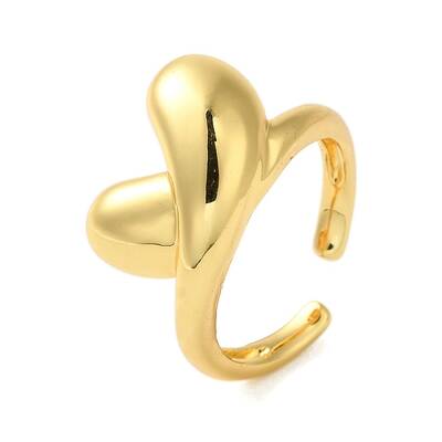 Brass Open Cuff Rings for Women