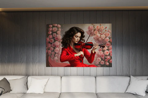 Melody in Red and Roses