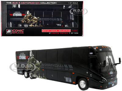 MCI J4500 Coach Bus Arrow Stage Lines - Veteran Strong Black The Bus & Motorcoach Collection Limited Edition to 504 pieces Wo...