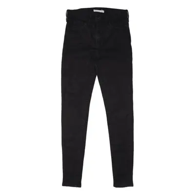 LEVI'S 720 High Rise Jeans Black Denim Slim Skinny Womens W28 L32