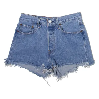 LEVI'S 501 Womens Denim Shorts Blue S W27