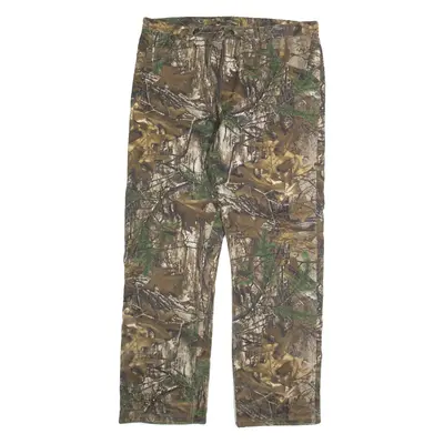 WRANGLER Realtree Mens Trousers Green Regular Straight W38 L32